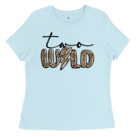Baby Blue two wild Ladies Tee - MaliasSmallBusiness