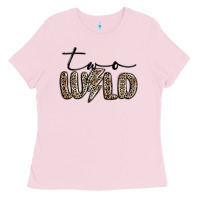 Bubblegum Pink two wild Ladies Tee - MaliasSmallBusiness