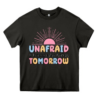 Asphalt unafraid i know who holds tomorrow Heavy Core Tee - MaliasSmallBusiness