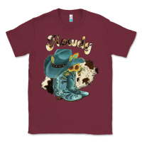 Burgundy howdy Classic Tee - JahusDesignShop