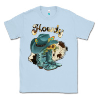 Dusty Blue howdy Classic Tee - JahusDesignShop