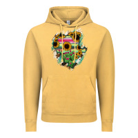 Vintage Mustard Durango State Of Mexico Map Vintage Hoodie - RanaPortraitStore