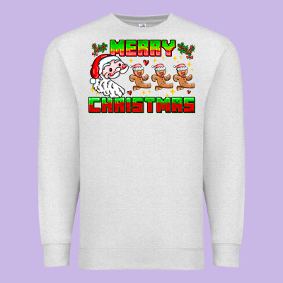 Merry Christmas Premium Sweatshirt Designed By Cowhidedigitalart