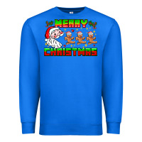 True Royal Merry Christmas Premium Sweatshirt - CowhideDigitalArt