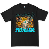 Black somebodys problem Premium Tee - NancyCooperArtShop