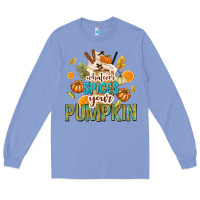 Colony Blue Whatever Spices Your Pumpkin Long Sleeve Tee - texasbilliewilder