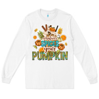 White Whatever Spices Your Pumpkin Long Sleeve Tee - texasbilliewilder