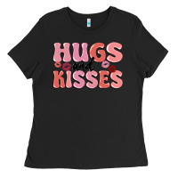 Black hugs and kisses Ladies Tee - MaliasSmallBusiness