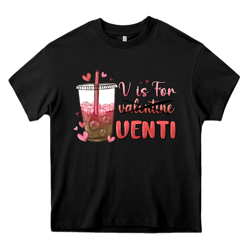 V Is For Valentine Venti Heavy Core Tee by MaliasSmallBusiness | Teevron