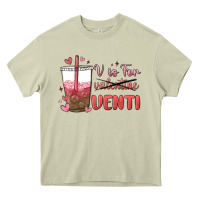 Mossy v is for valentine venti Heavy Core Tee - MaliasSmallBusiness
