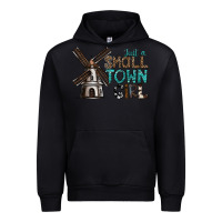 Black just a small town girl Urban Hoodie - SublimationCraftShop
