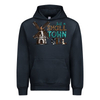 Navy just a small town girl Urban Hoodie - SublimationCraftShop