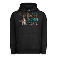 Pigment Black just a small town girl Urban Hoodie - SublimationCraftShop