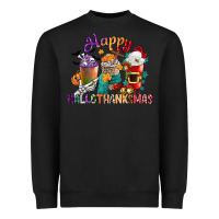 Black hallothanksmas coffee cups Heavyweight Sweatshirt - CowGirlArtShop