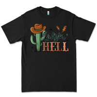 Black raisin hell cowboy cactus Premium Tee - MaliasSmallBusiness