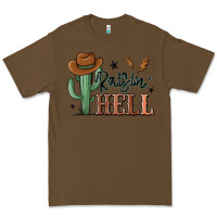 Cacao raisin hell cowboy cactus Premium Tee - MaliasSmallBusiness