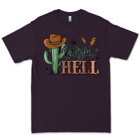 Plum raisin hell cowboy cactus Premium Tee - MaliasSmallBusiness