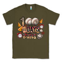 Army Green 100 of days runs Classic Tee - SublimationCraftShop