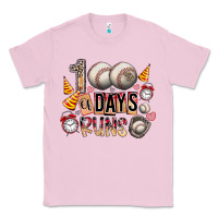 Bubblegum Pink 100 of days runs Classic Tee - SublimationCraftShop