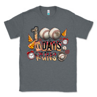 Charcoal Heather 100 of days runs Classic Tee - SublimationCraftShop