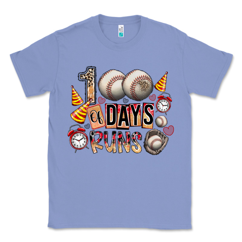 100 Of Days Runs Classic Tee by SublimationCraftShop | Teevron