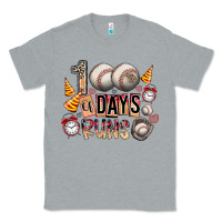 Heather Grey 100 of days runs Classic Tee - SublimationCraftShop