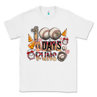 White 100 of days runs Classic Tee - SublimationCraftShop