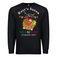Black logo for rosys saon mexicano Premium Sweatshirt - CowhideDigitalArt