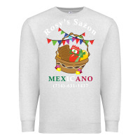 Oatmeal Heather logo for rosys saon mexicano Premium Sweatshirt - CowhideDigitalArt