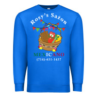 True Royal logo for rosys saon mexicano Premium Sweatshirt - CowhideDigitalArt