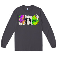 Smoke Boo Ghost Cat Long Sleeve Tee - texasbilliewilder