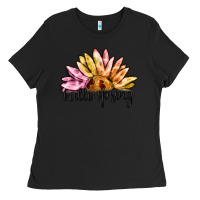 Black hello spring Ladies Tee - MaliasSmallBusiness
