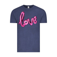 Vintage Denim valentines day love balloon Vintage Tee - RanaPortraitStore