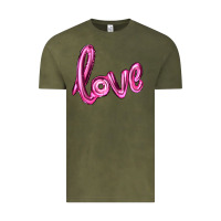 Vintage Olive valentines day love balloon Vintage Tee - RanaPortraitStore