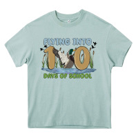 Arona flying into 100 days of school Heavy Core Tee - MaliasSmallBusiness