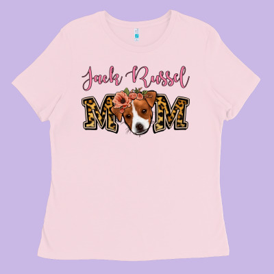 Jack Russel Mom Ladies Tee Designed By Jasminsmagicworld