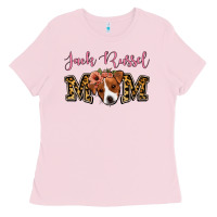 Bubblegum Pink Jack Russel Mom Ladies Tee - Jasminsmagicworld
