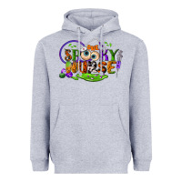 Heather Grey one spooky nurse Heavyweight Hoodie - BundleAndBundleShop