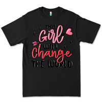 Black this girl will change the world Premium Tee - MaliasSmallBusiness