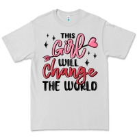 Dove Grey this girl will change the world Premium Tee - MaliasSmallBusiness