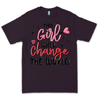 Plum this girl will change the world Premium Tee - MaliasSmallBusiness