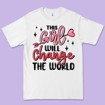 This Girl Will Change The World Premium Tee Designed By Maliassmallbusiness