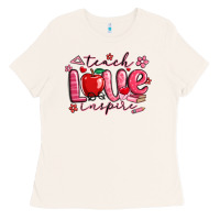 Bone teach love inspire valentines day Ladies Tee - MaliasSmallBusiness