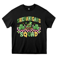 Black shenanigans squad Heavy Core Tee - MaliasSmallBusiness