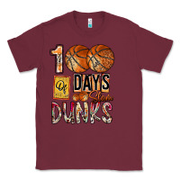 Burgundy 100 of days slam dunks Classic Tee - SublimationCraftShop
