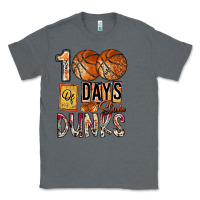 Charcoal Heather 100 of days slam dunks Classic Tee - SublimationCraftShop
