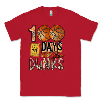 Red 100 of days slam dunks Classic Tee - SublimationCraftShop