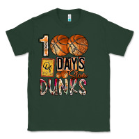 Sports Green 100 of days slam dunks Classic Tee - SublimationCraftShop