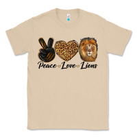 Mushroom Peace Love Lion Head Classic Tee - LillyAllenDesigns