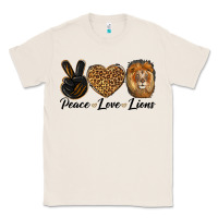 Natural Peace Love Lion Head Classic Tee - LillyAllenDesigns